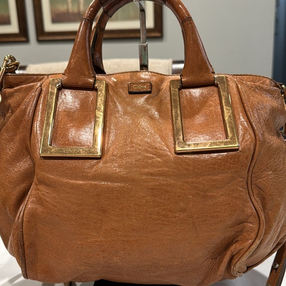 Authentic Chloe Ethel Leather Tote bag with strap - Picture 4 of 15
